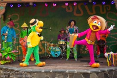 Discovery Island Carnivale Welcomes Jose and Panchito from The Three Caballeros!