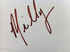 Milly's autograph